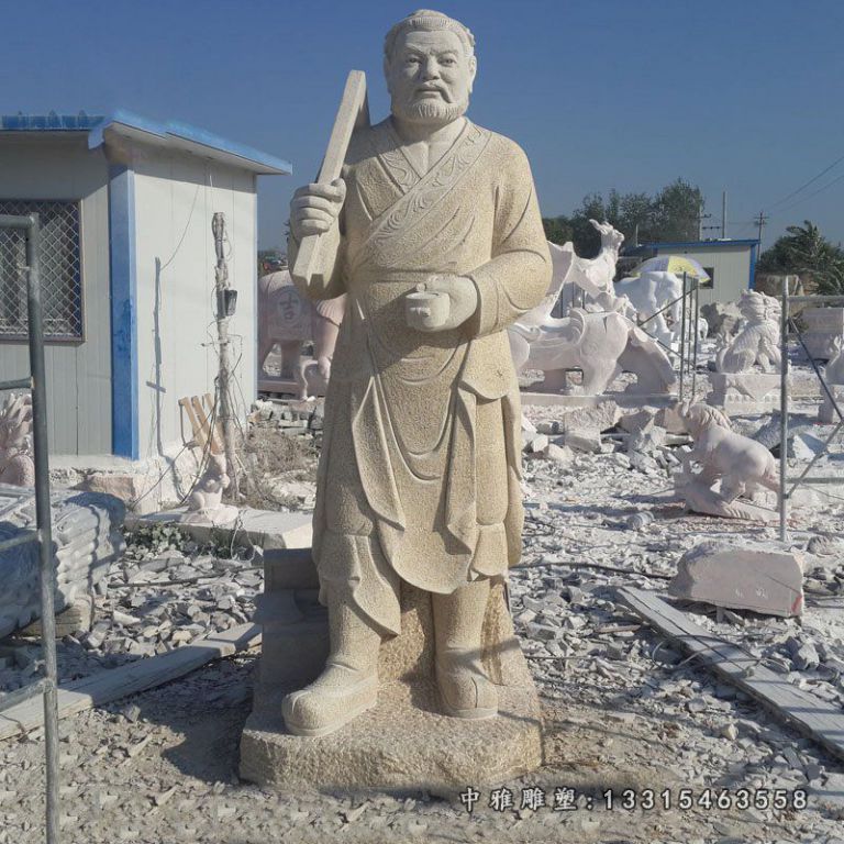 鲁班石雕，大理石古代人物