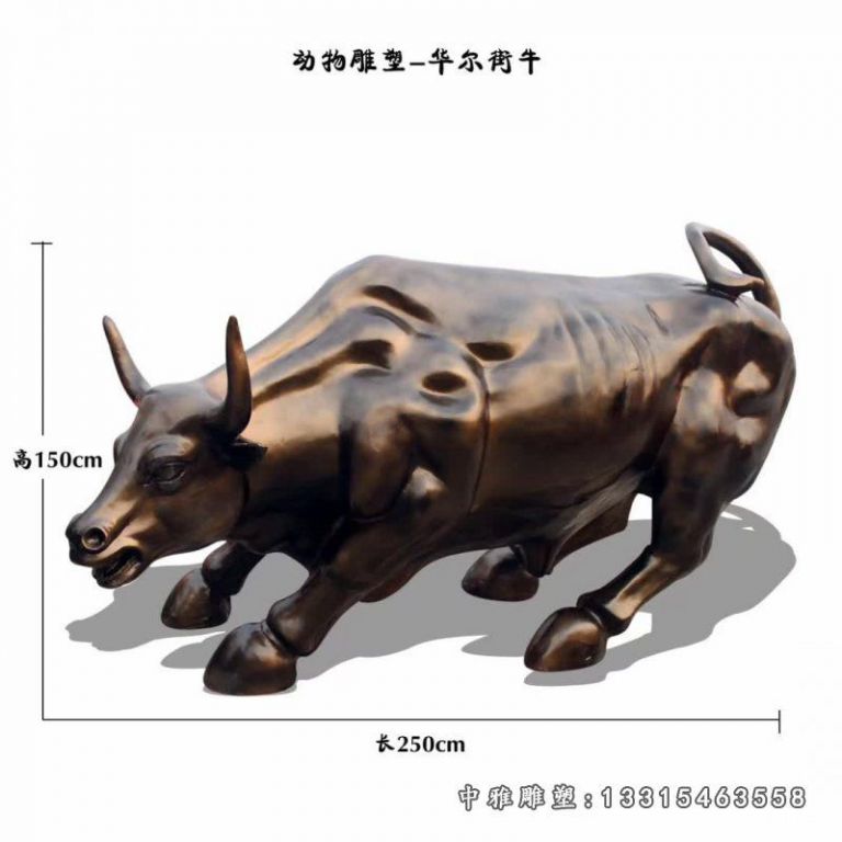 华尔街牛铜雕塑[1]