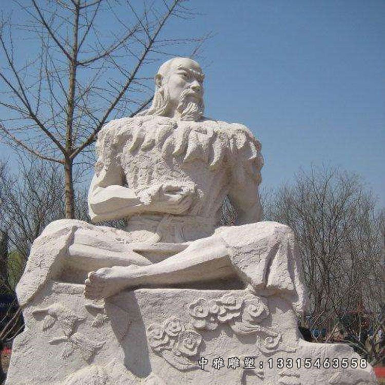 伏羲神话石雕