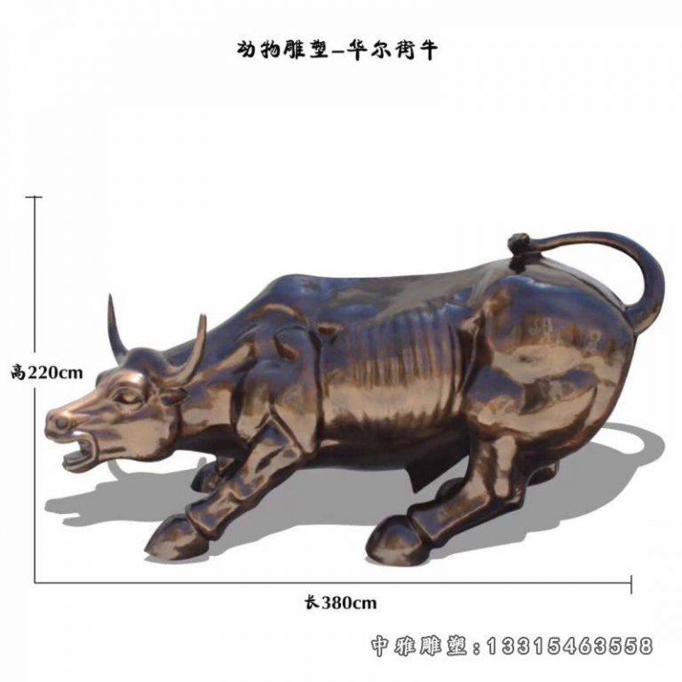 大型华尔街牛雕塑[1]