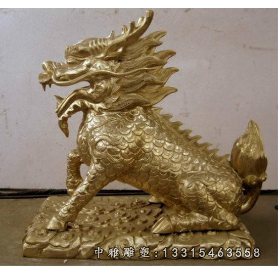六盘水企业神兽麒麟铜雕