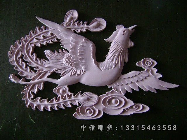 石浮雕，凤凰石浮雕