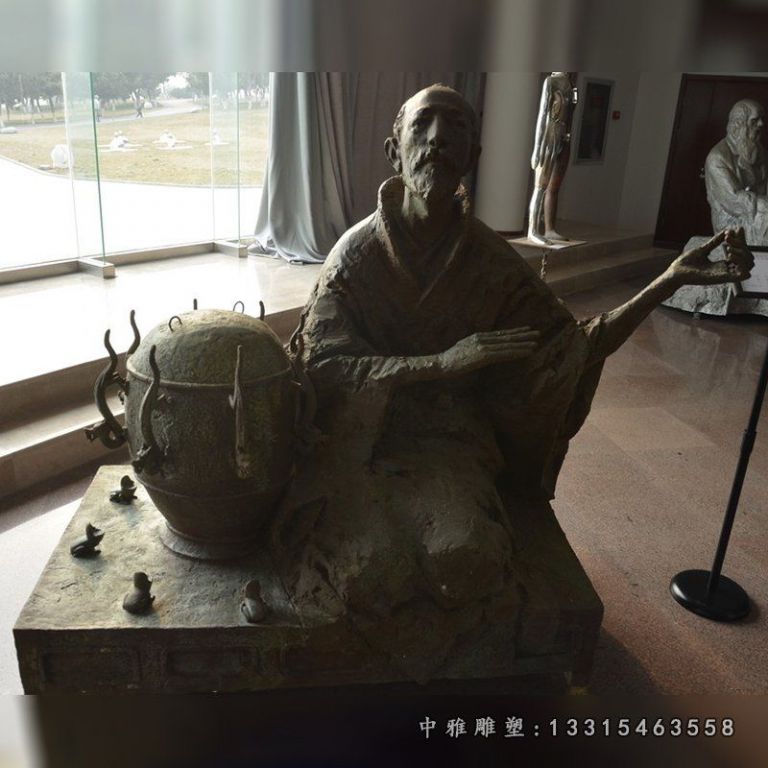 张衡铜雕 (1)