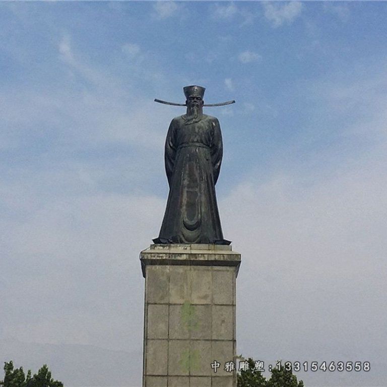贵阳市景区大型古代官人石雕