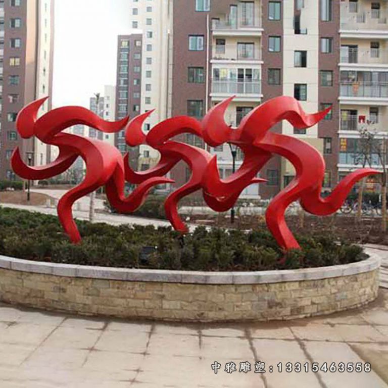 不锈钢校园雕塑