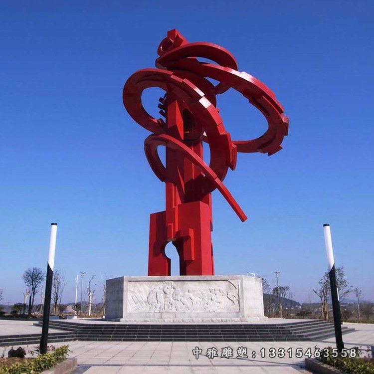 广场不锈钢景观雕塑