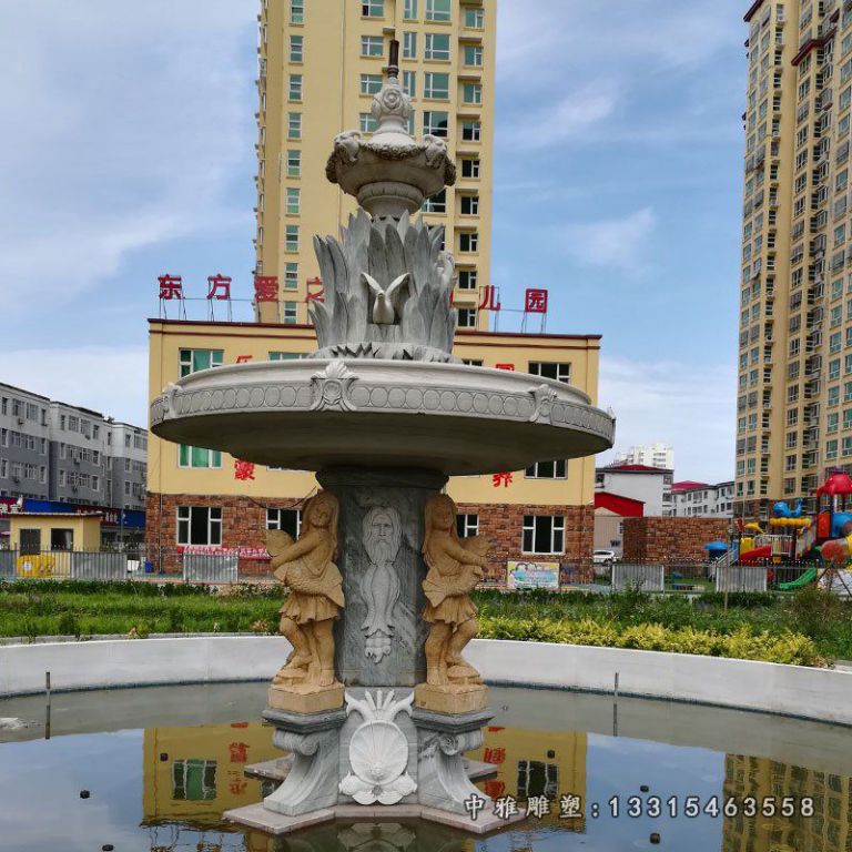 广场欧式喷泉石雕