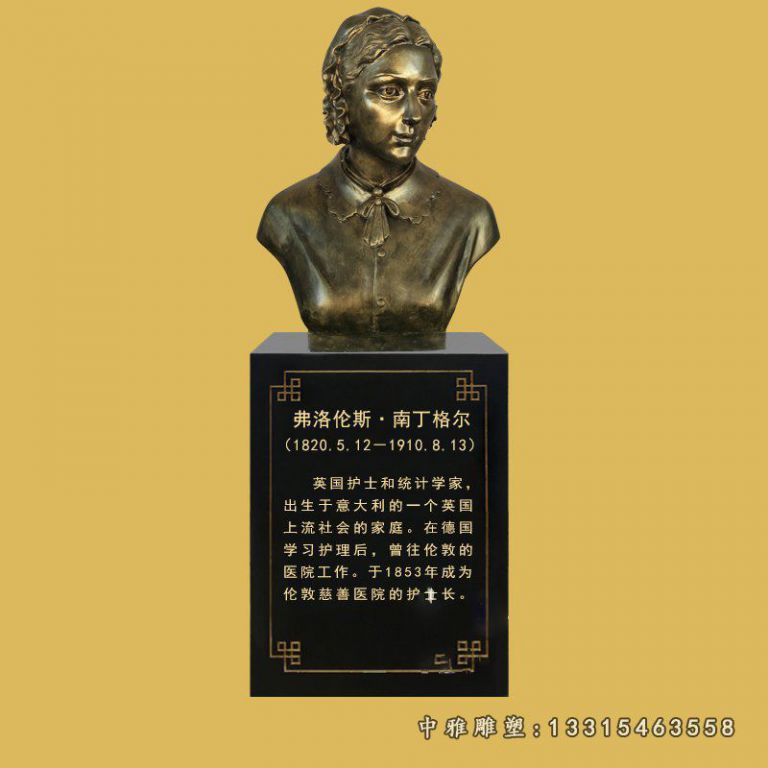 西方名医南丁格尔铜雕