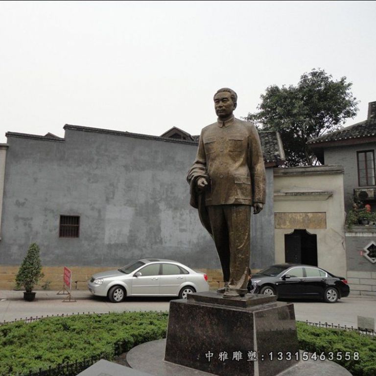 东方伟人周恩来铜雕