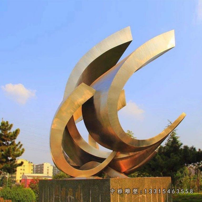 不锈钢景观小区雕塑