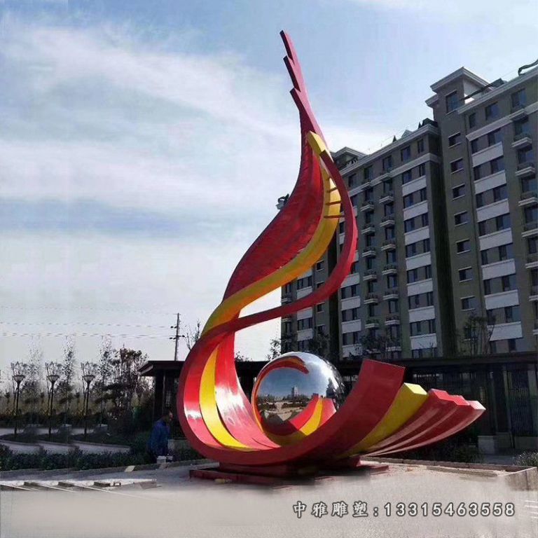 广场不锈钢装饰雕塑
