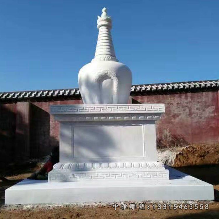 西藏白塔石雕