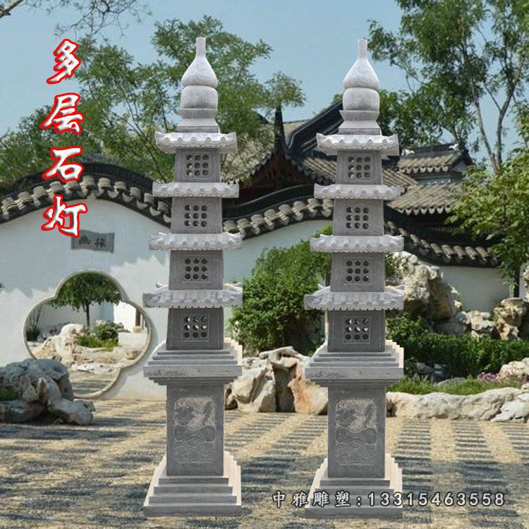 佛教雷峰塔石雕