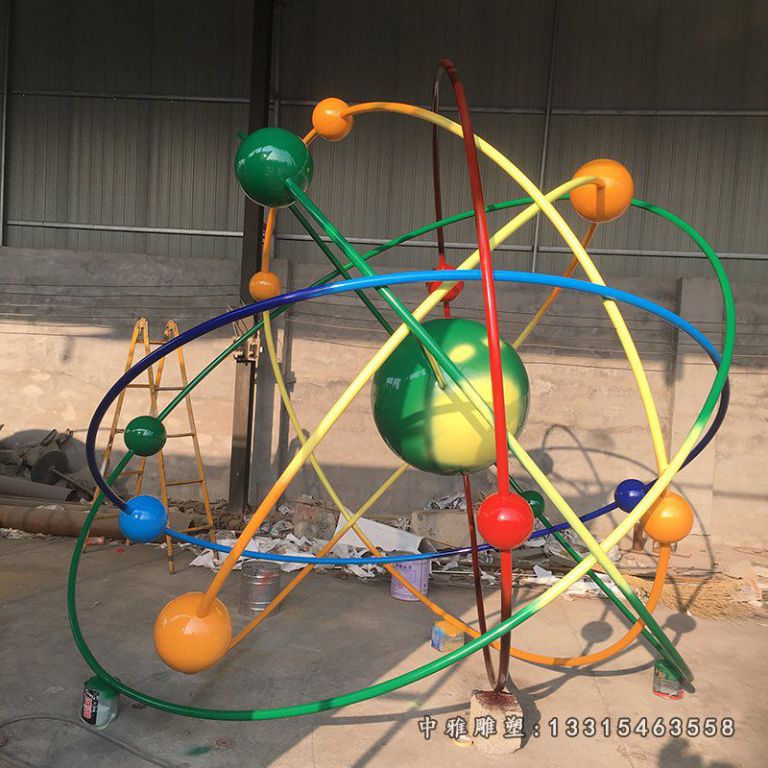 不锈钢校园星球雕塑