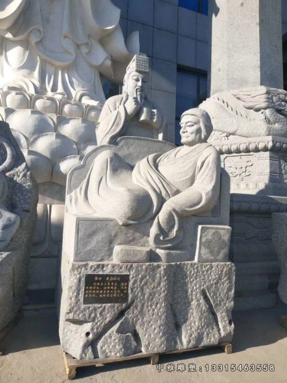 校园古代二十四孝石雕