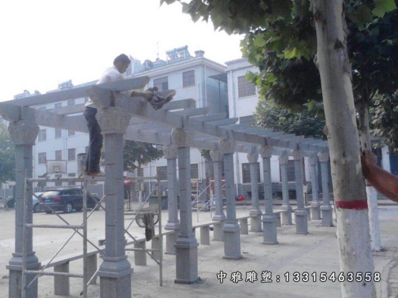 公园休闲长廊石雕