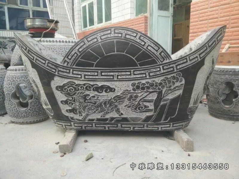 仿古元宝雕塑