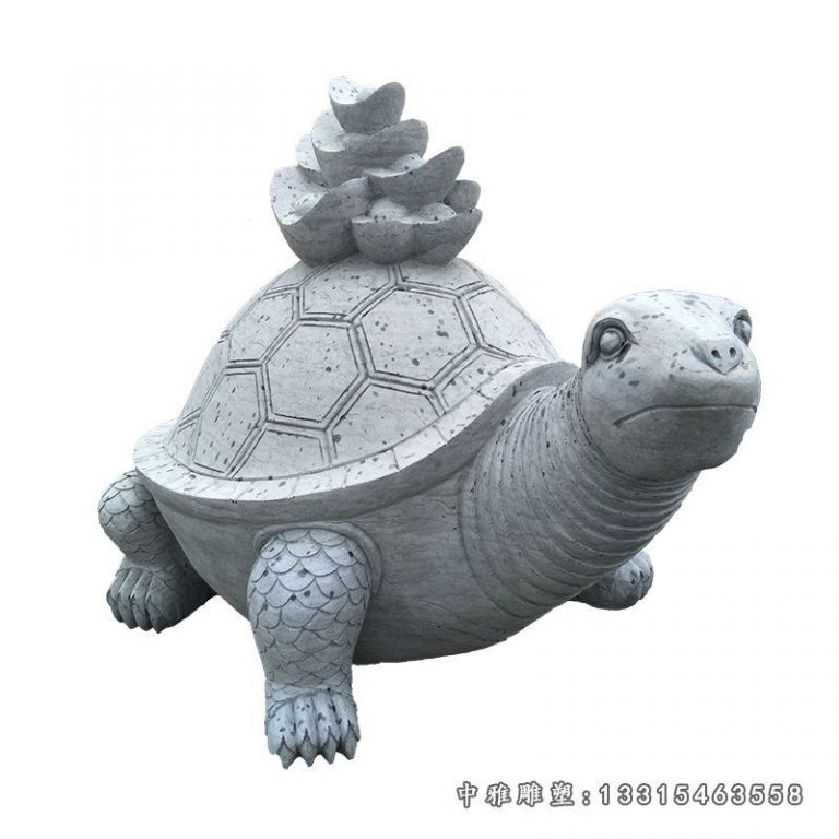 招财动物乌龟石雕