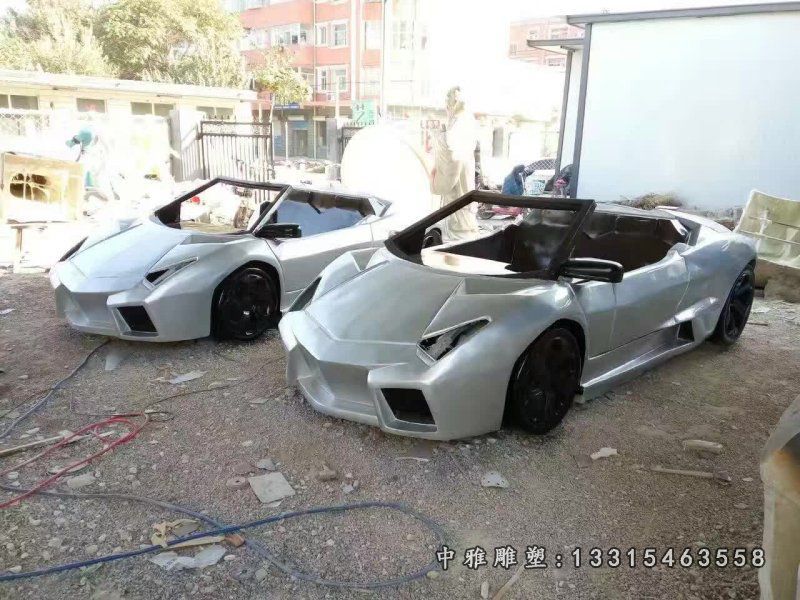 不锈钢汽车模型雕塑