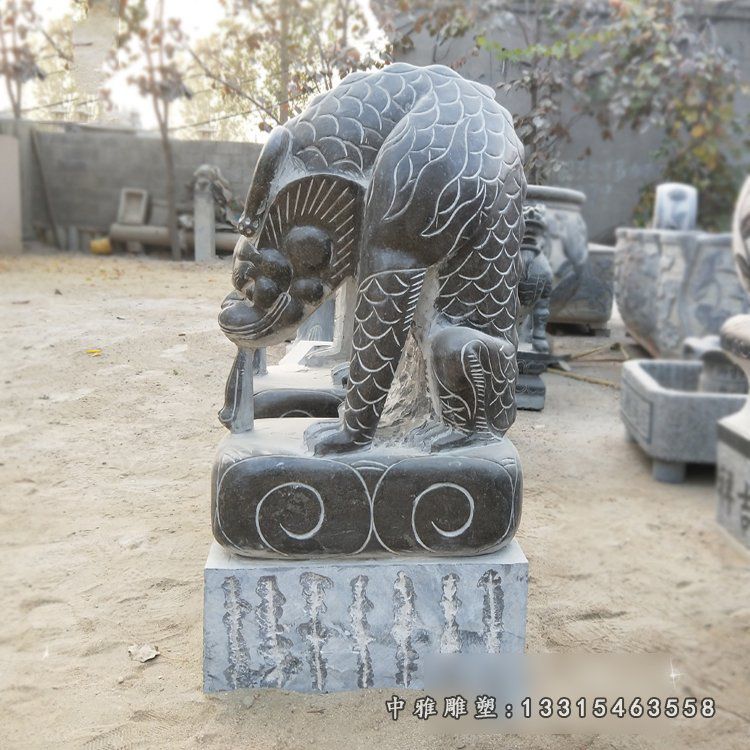 仿古神兽避水兽石雕