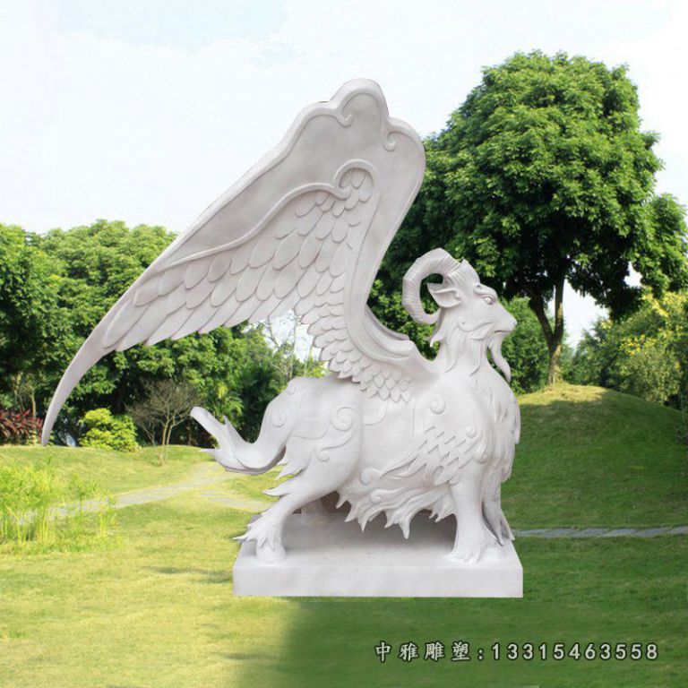 城市神兽白泽石雕