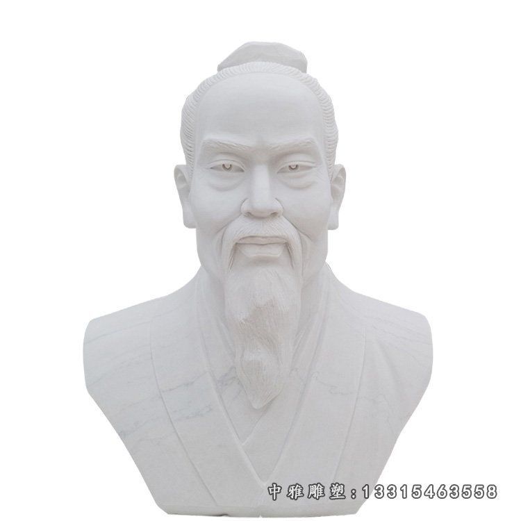 古代徐悲鸿胸像石雕