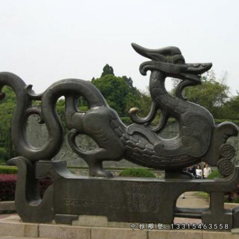 公园大型龙石雕
