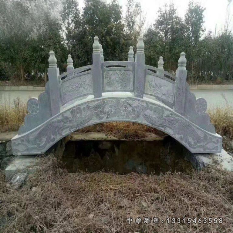 凤凰石浮雕石桥雕塑